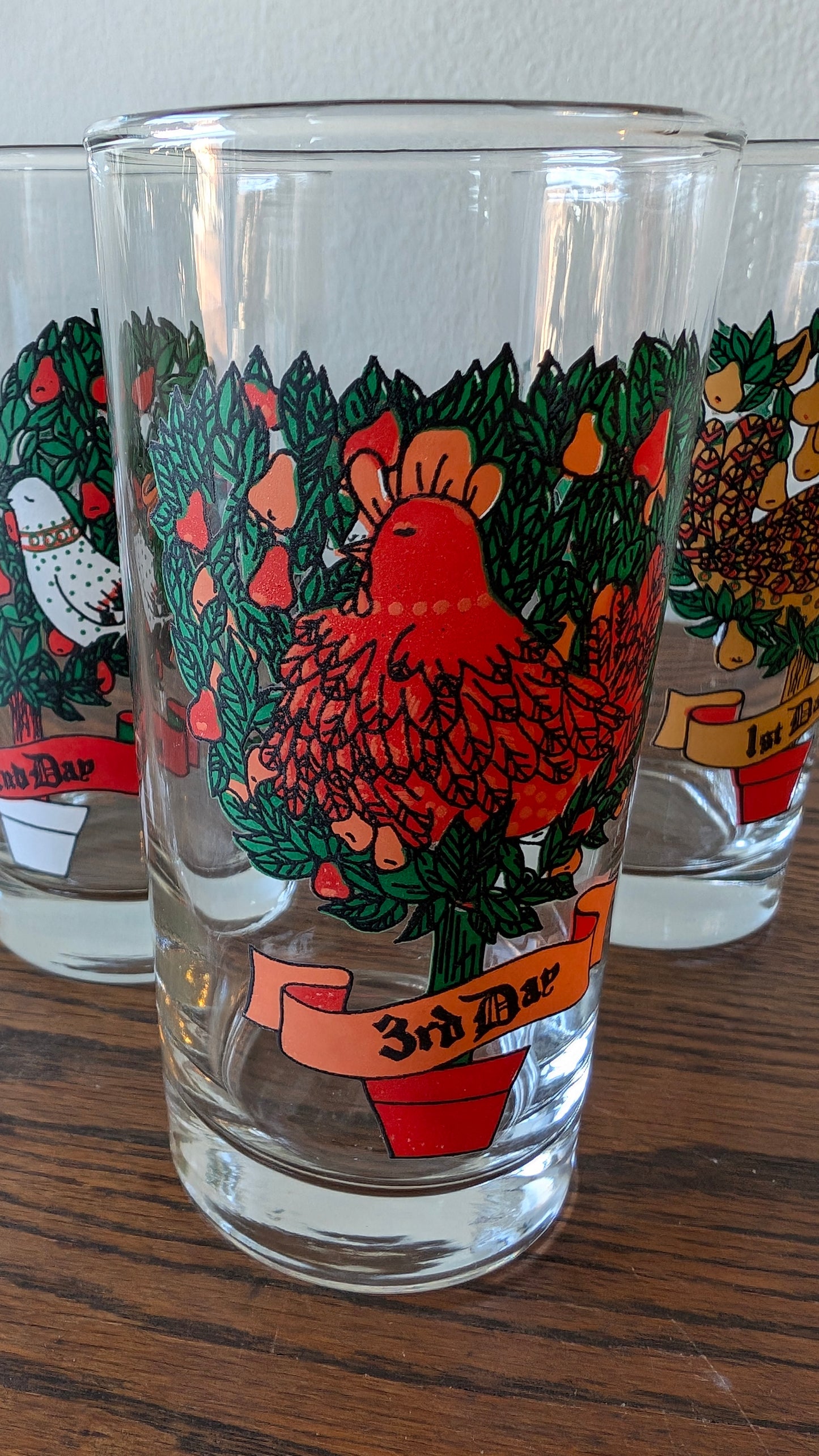 Indiana Glass 12 Days of Christmas Tumblers (set of 12)