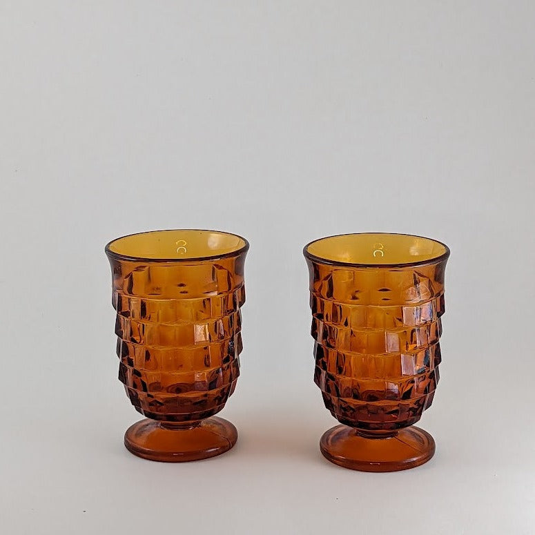 Whitehall Amber Juice Glasses (set of 2)